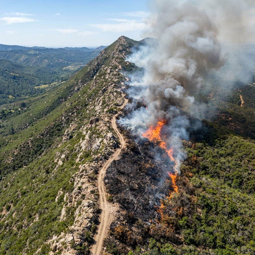 Aerial awareness over an emergency zone